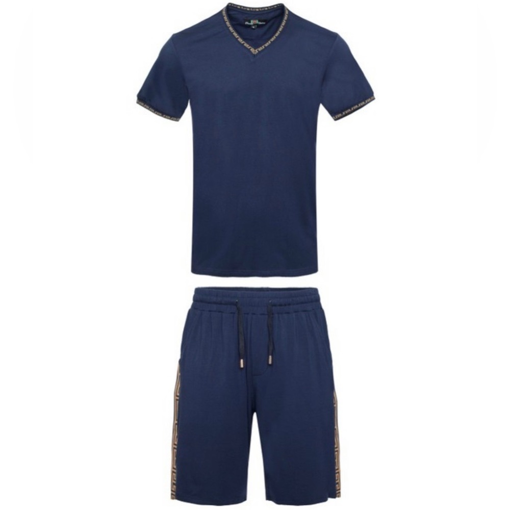 Men’s 2 piece Navy Shirt Set
New Set, never worn